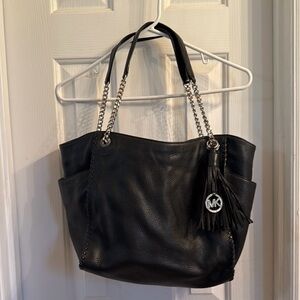 MICHAEL Michael Kors Black Chain Strap Shoulder Bag